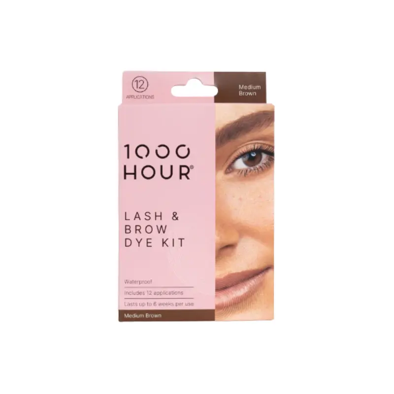 1000 Hour Lash & Brow Dye Kit - Medium Brown