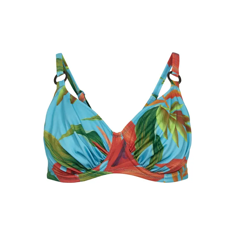 Pichola Uunder Wired Gathered Full Cup Bikini Top
