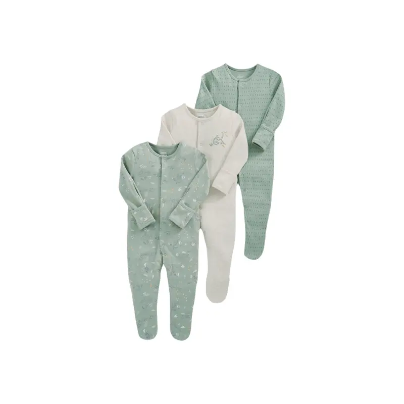 Dino Sleepsuits (Set of 3)