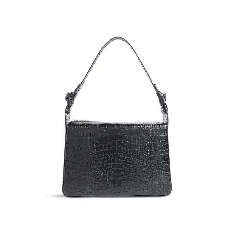 Erica Croc Shoulder Bag