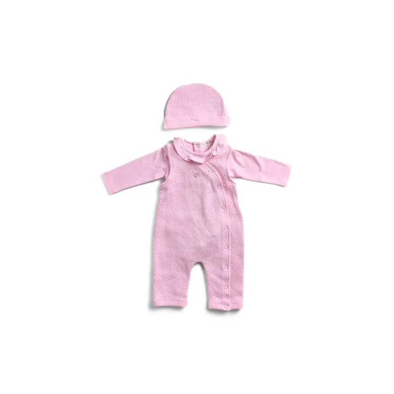 Quilted Body Dungaree and Hat