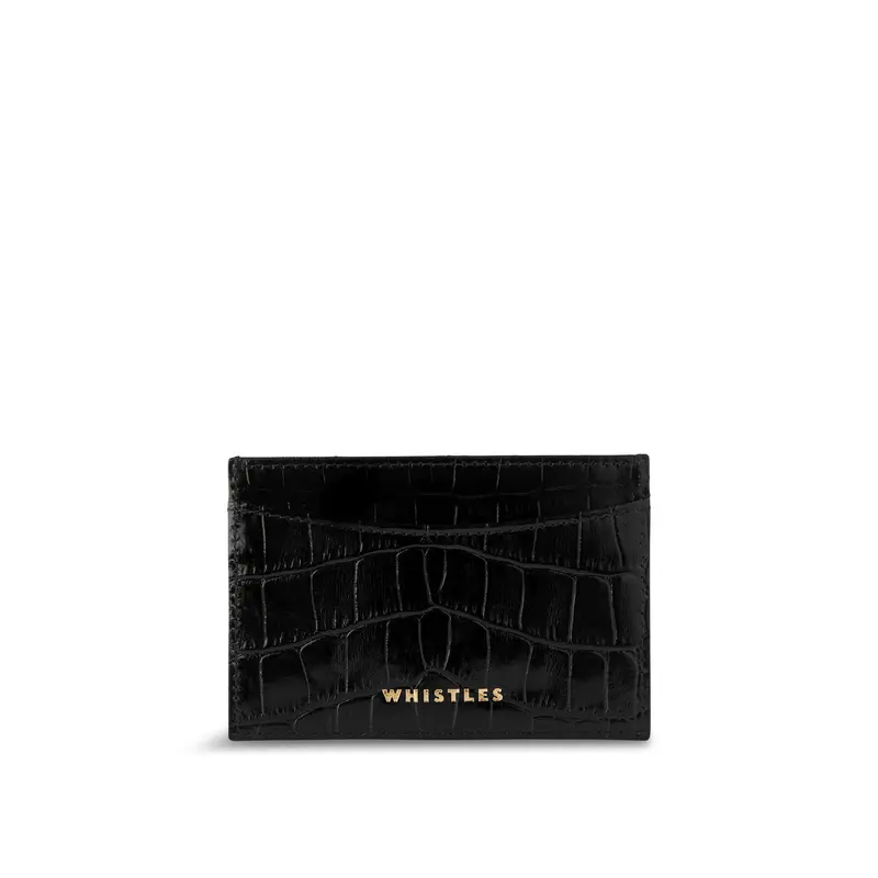 Shiny Croc Card Holder