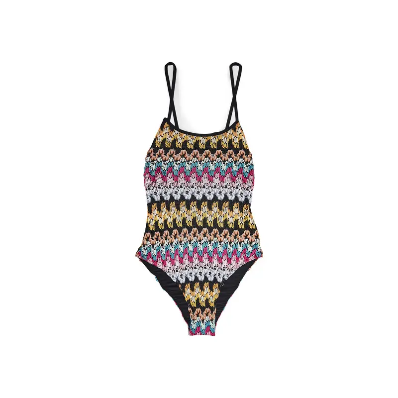 Zigzag One Piece Swimsuit