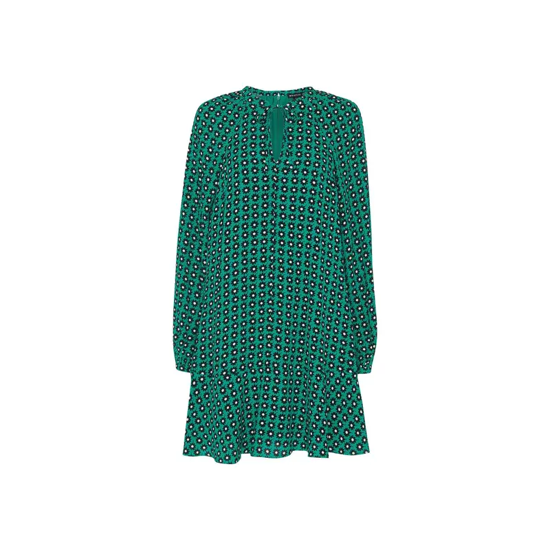 Floral Dot Flippy Dress