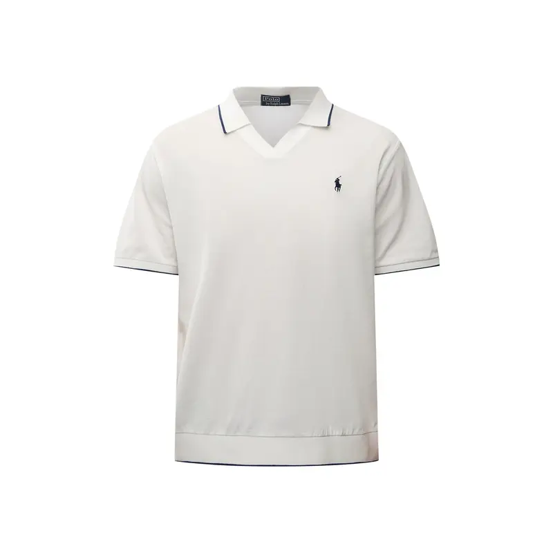Jacquard Mesh Polo Shirt