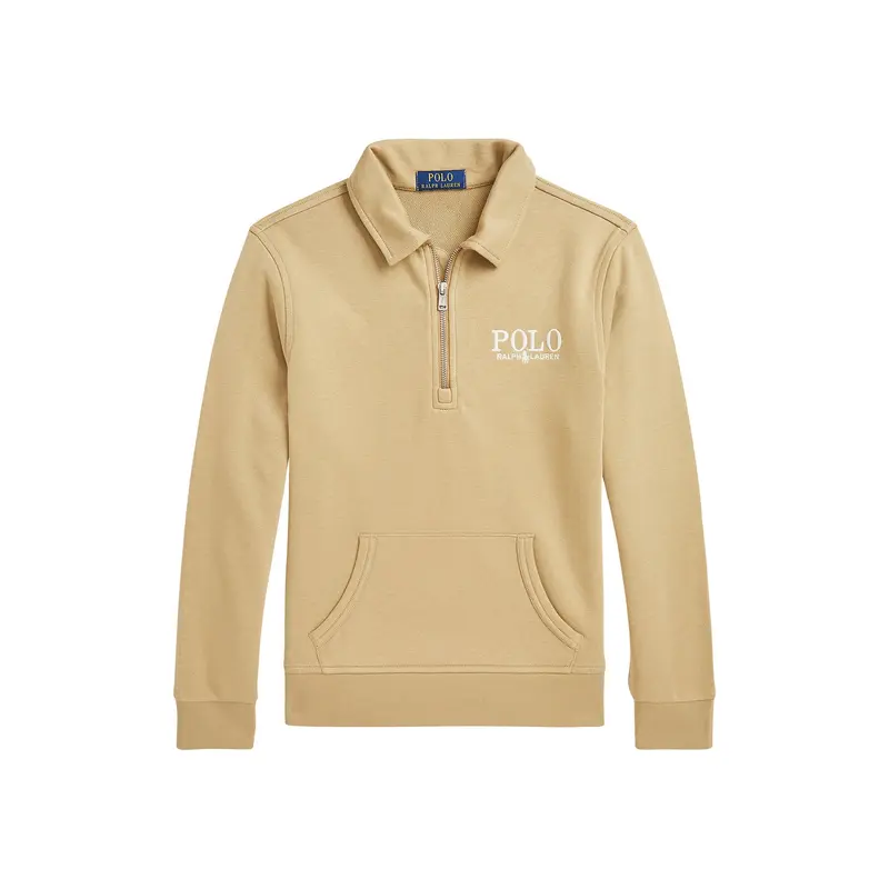 Logo French Terry Collared Sweatshirt