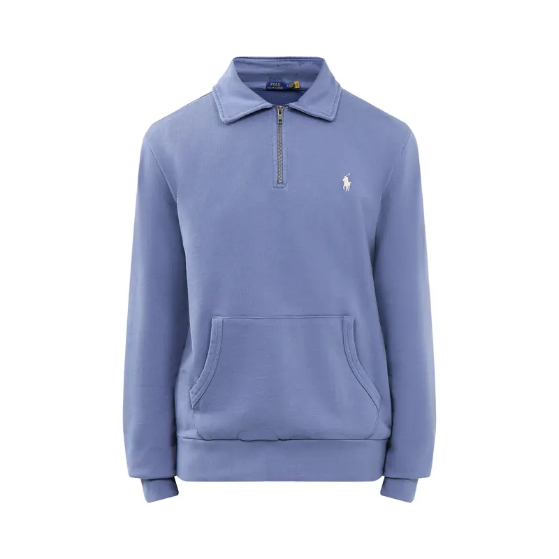 Loopback Terry Roo Pocket 1/4 Zip Sweatshirt