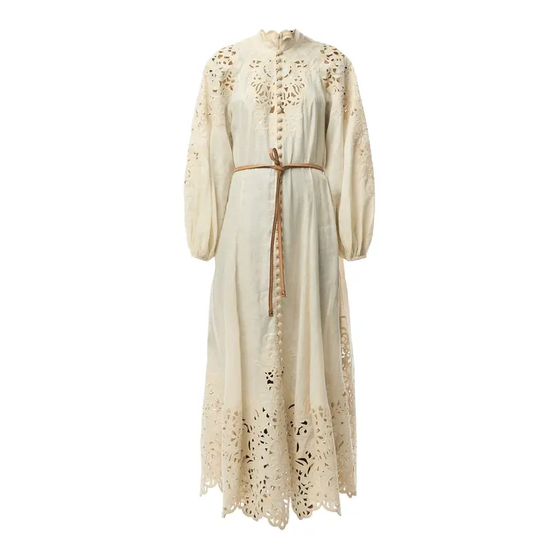 Wylie Embroidered Billow Dress