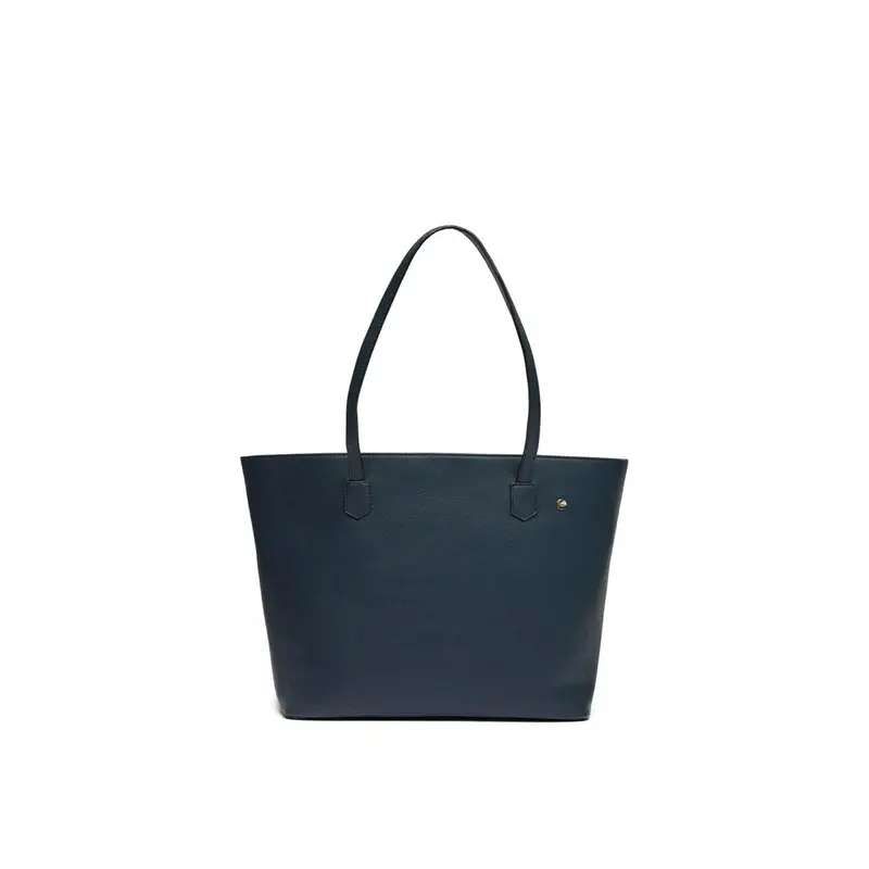 Hazel Vegan Tote Bag Navy