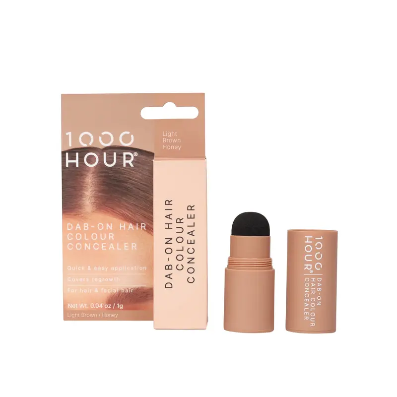 1000 Hour Dab-On Hair Colour Concealer - Light Brown / Honey 12g