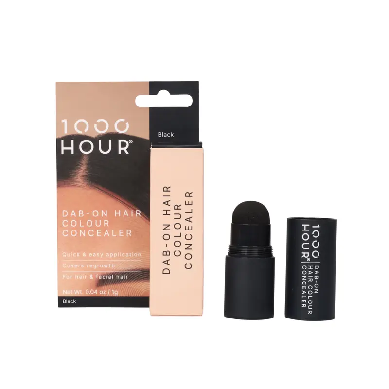 1000 Hour Dab-On Hair Concealer - Black 12g