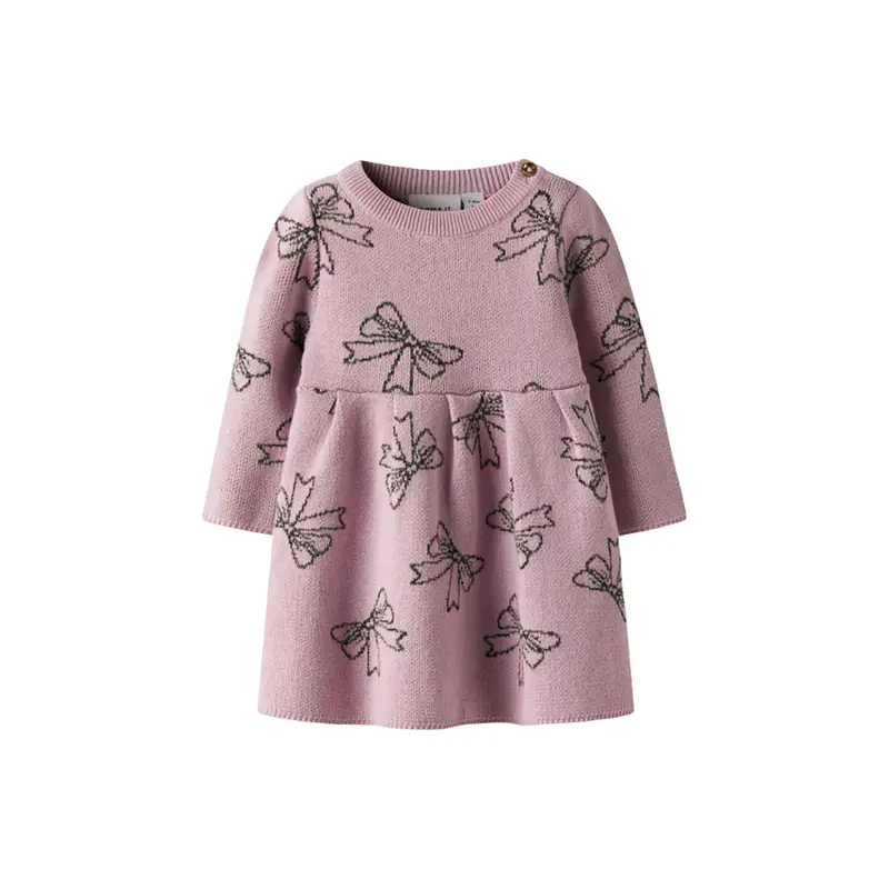 Baby Rebowe Knit Dress Keepsake Lilac