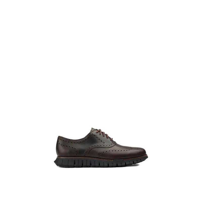 Zerogrand Remastered Wingtip Oxford Shoes Brown