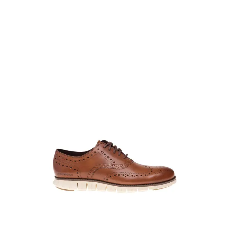 Zerogrand Wing Ox Shoes Tan