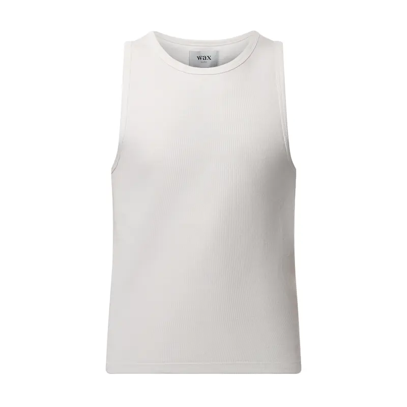 Montague Vest Rib White