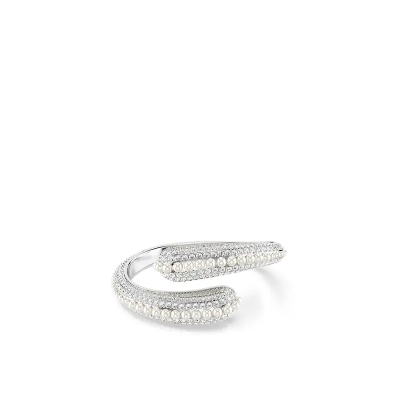 Sublima Crystal Pearl Cuff Bracelet