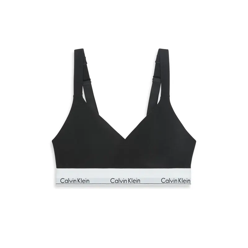 Modern Cotton Lift Bralette Black