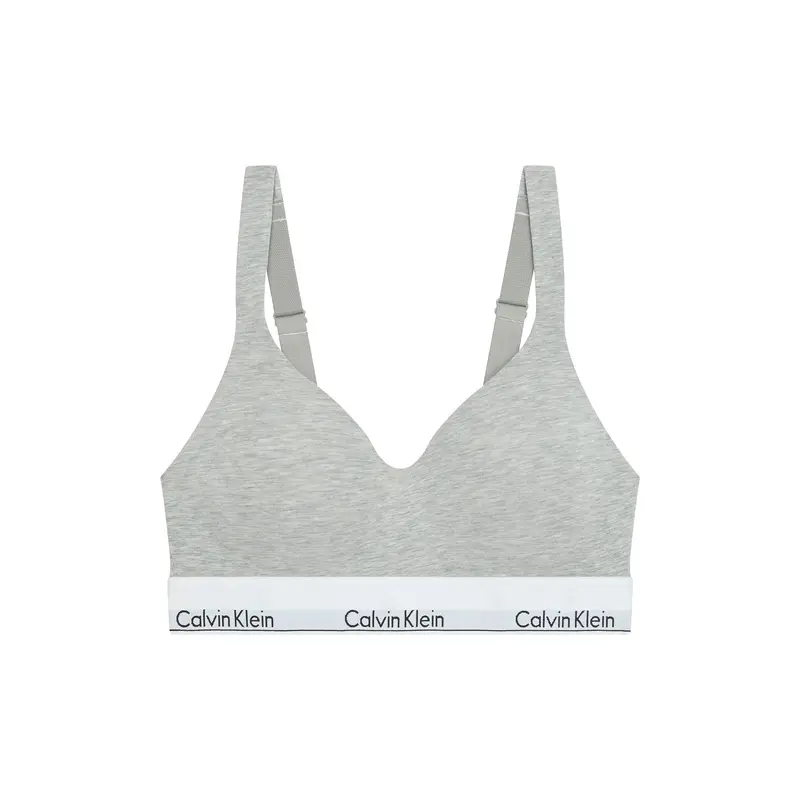 Modern Cotton Lift Bralette Grey Heather