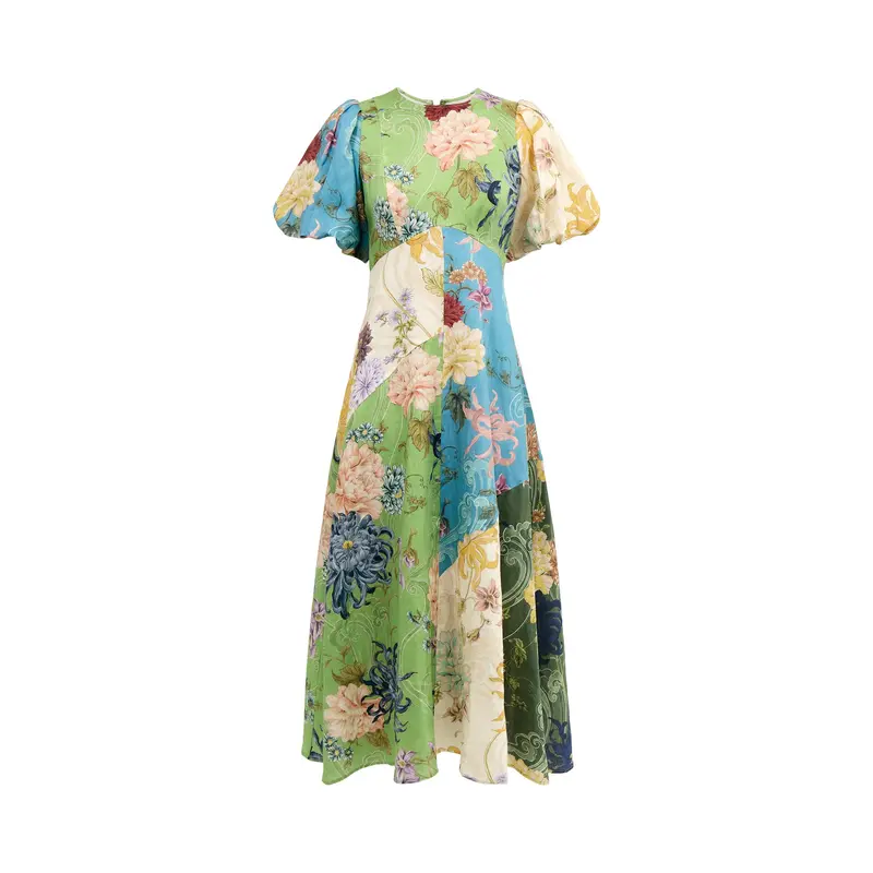 Avery Spliced Midi Dress