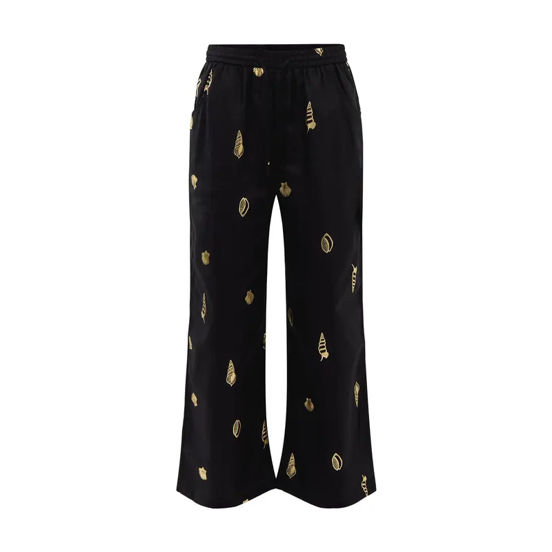 Black Shell Elissa Trousers