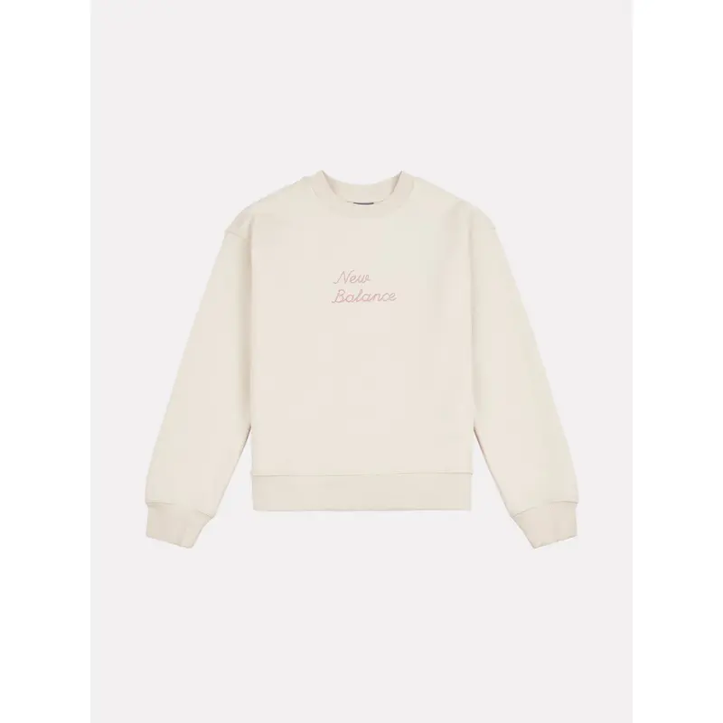 Kids Flower Graphic Crew Cream