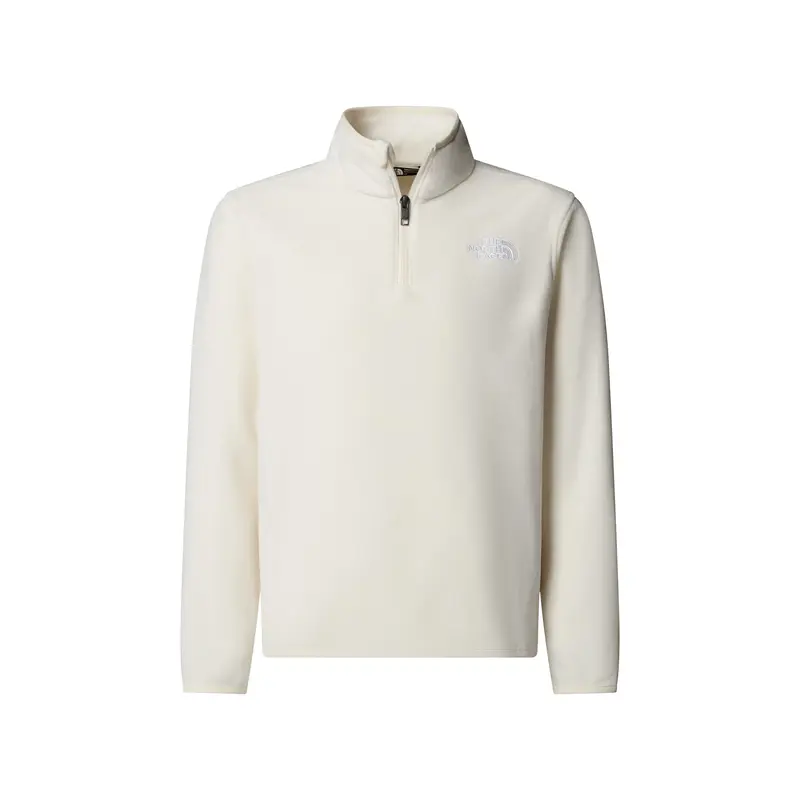 Kids Glacier Quarter Zip Fleece White