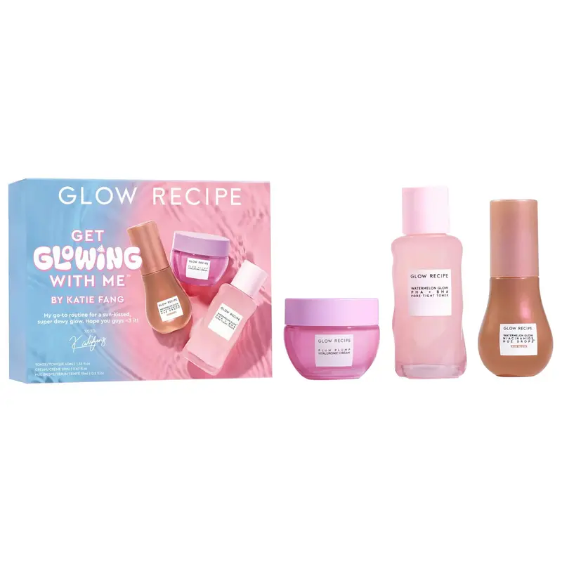 Glow Recipe - Get Glowing With Me Kit by Katie Fang with Hue Drops Tinted Serum