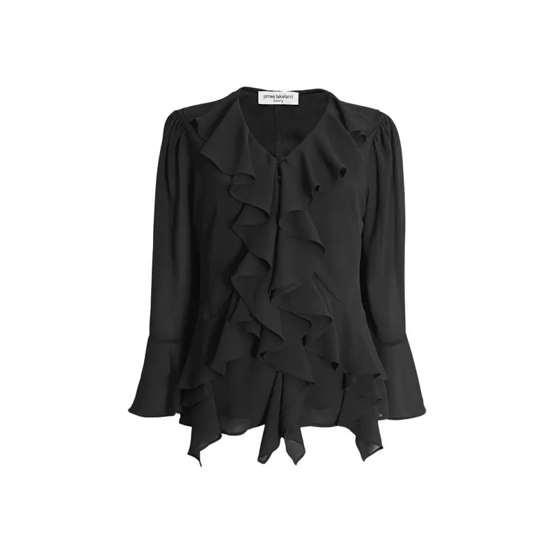 Chiffon Ruffle Shirt