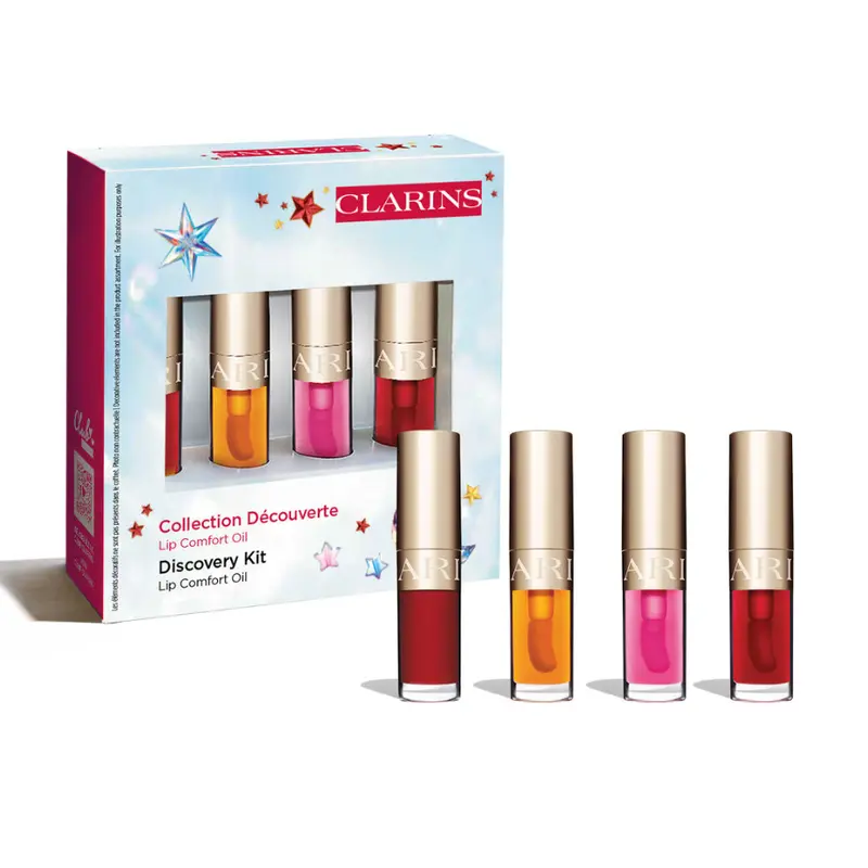 Clarins - Lip Comfort Oil Discovery Kit Beautiful Lips Collection  Red Edition