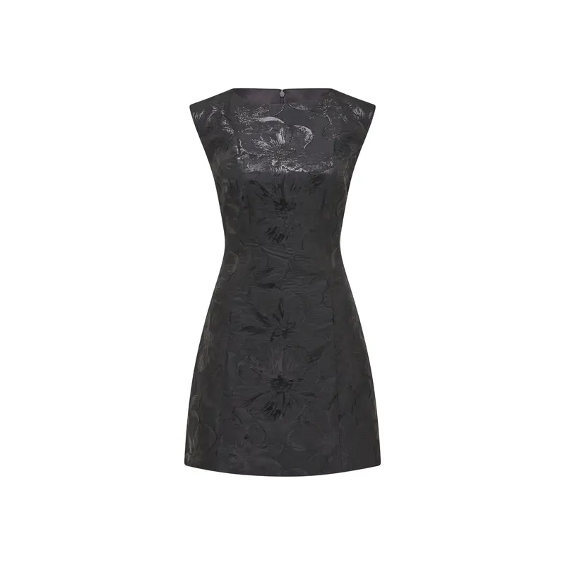 Evan Jacquard Mini Dress