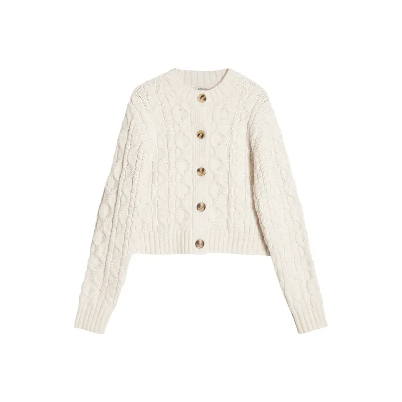Cable Cardigan Cream