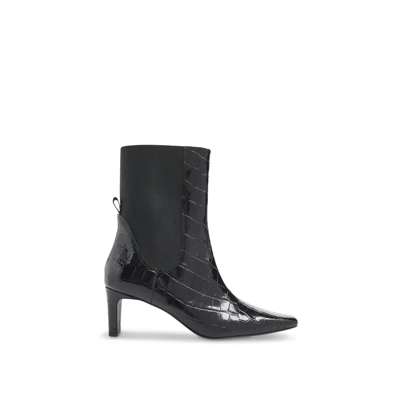 Darla Croc Heeled Boot