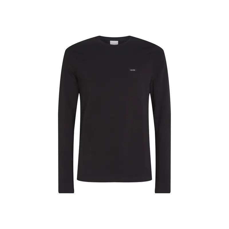 Slim Stretch Cotton Long Sleeve T-Shirt