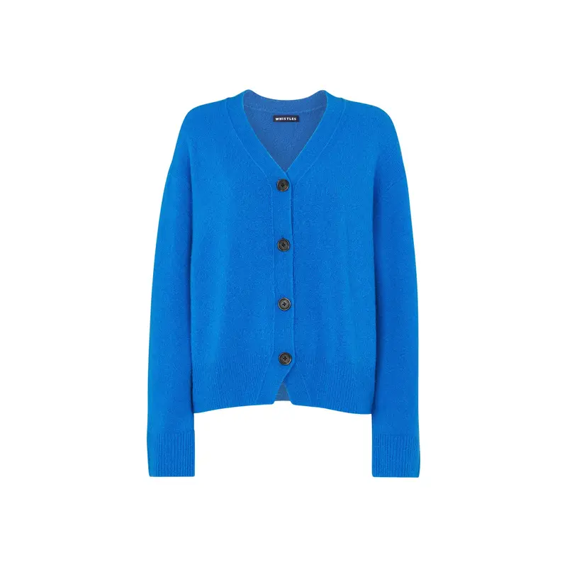 Textured Wool Mix Cardigan