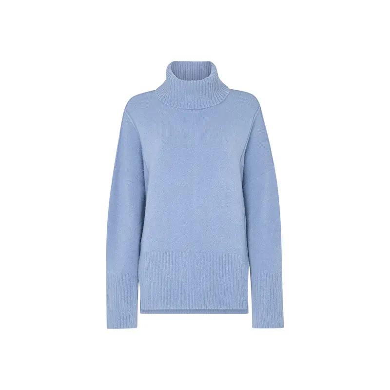 Wool Mix Roll Neck Knit