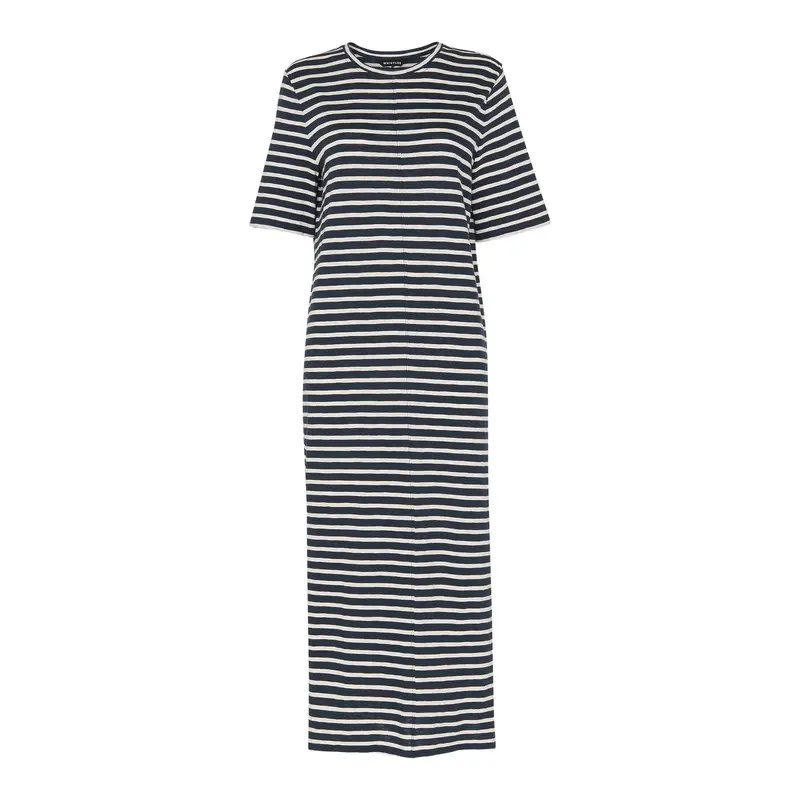 Breton Stripe Jersey Dress