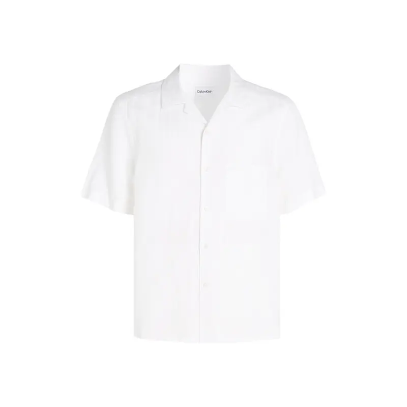 Linen Cotton Cuban Pocket Shirt