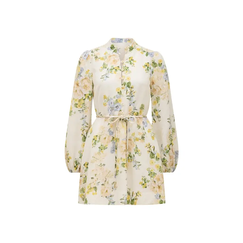 Annalise Fluted Mini Dress