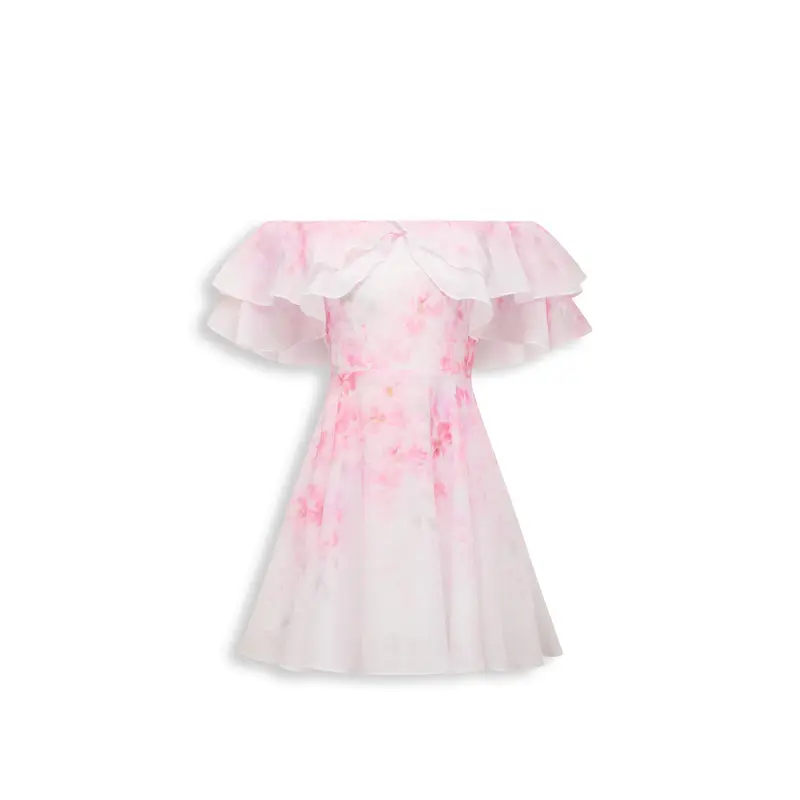 Ellie Ruffle Mini Dress