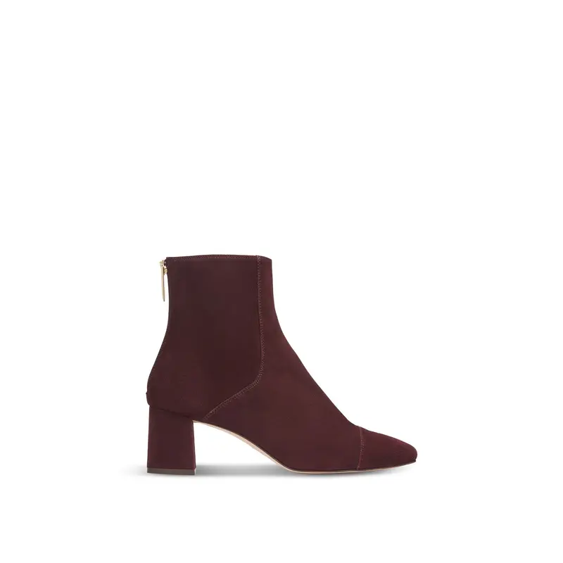 Maxine Bournville Toe Cap Block Heel Ankle Boot