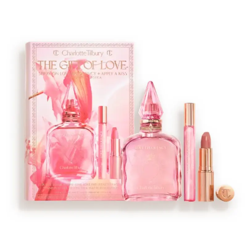 Charlotte Tilbury - The Gift Of Love Kit: Pink Lipstick And Perfume Gifts