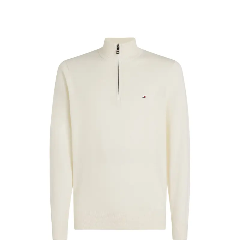 Half-Zip Jumper with Cashmere