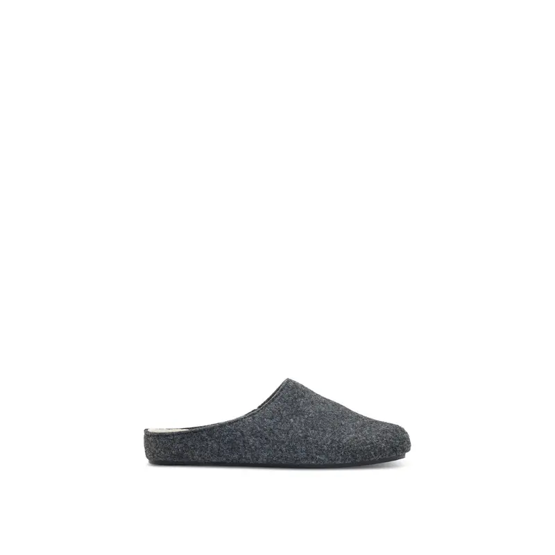 Vegan Date Mule Slippers Black