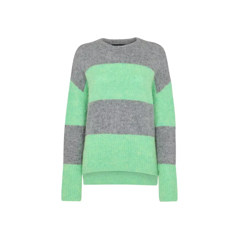 Alpaca Mix Stripe Knit