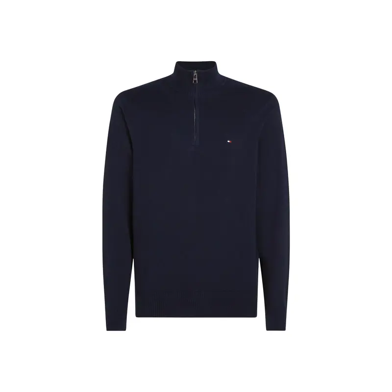 Pima Cashmere Blend Zip Sweater