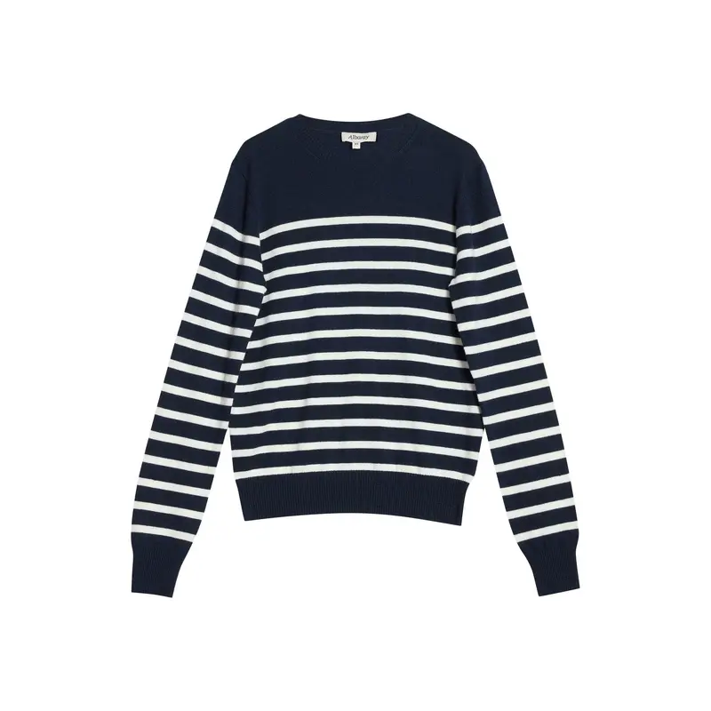 Stripe Crew Lightweight Jumper