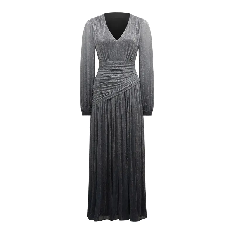 Viv Ombre Plisse Maxi Dress