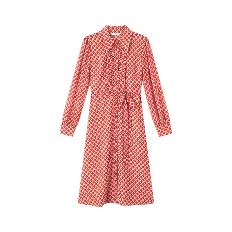 Ensor Graphic Print Shirt Dress