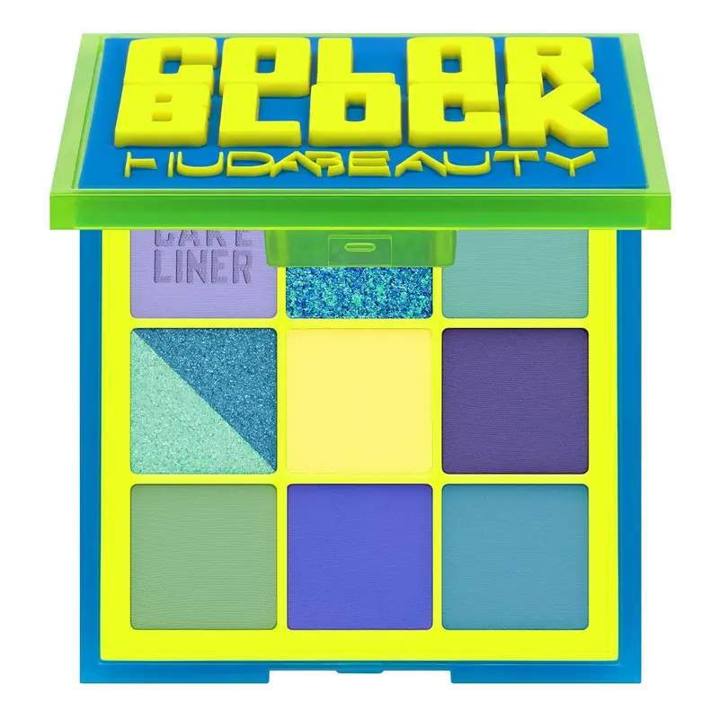 Huda Beauty - Color Block Obsessions Palette | Blue and Green