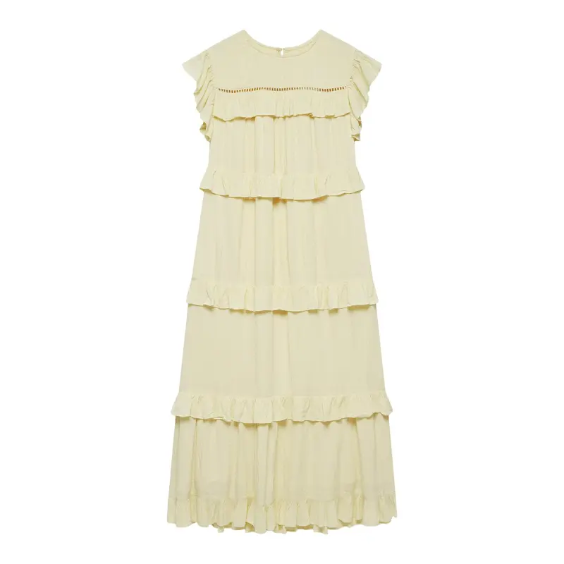 Tiered Ruffle Midi Dress